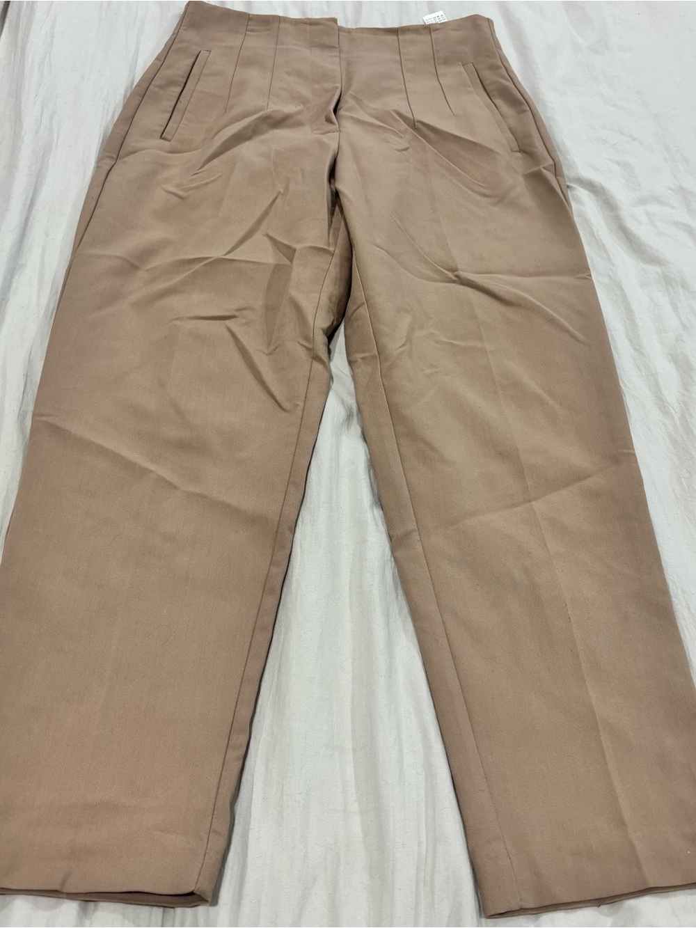 Classic Men's Straight-Fit Pants in Light Brown